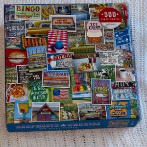 Galison Vibrant America 500-Piece Puzzle